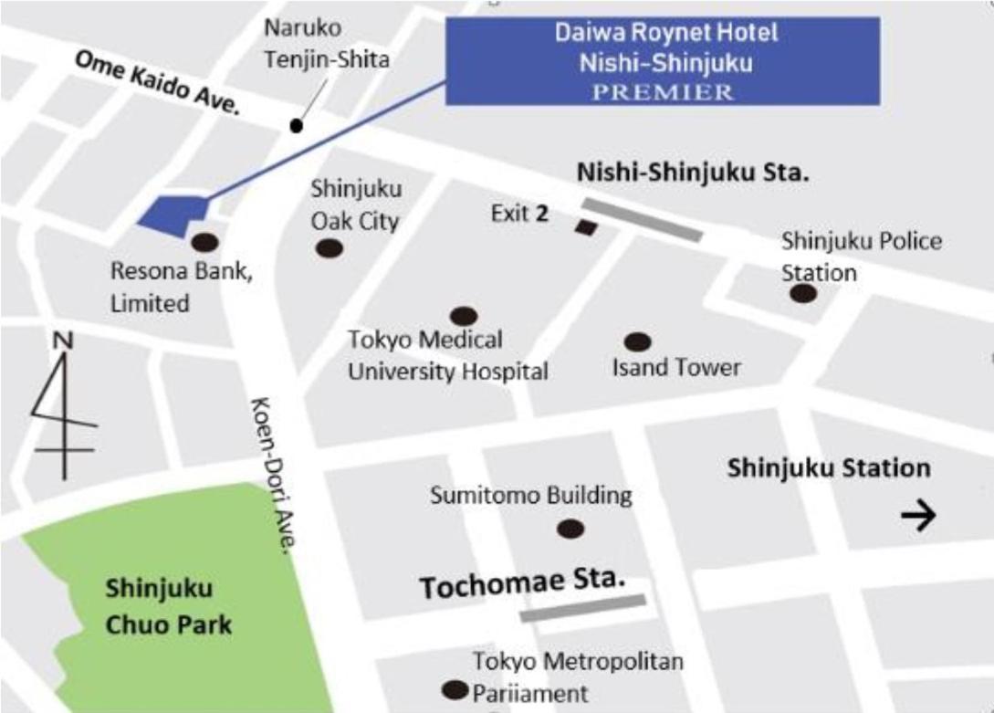 Daiwa Roynet Hotel Nishi-Shinjuku Premier Tokyo Luaran gambar